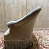 Napoleon III style toad canapé in velvet