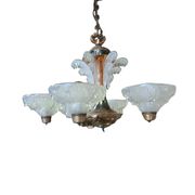Ezan Art Deco 6-light chandelier