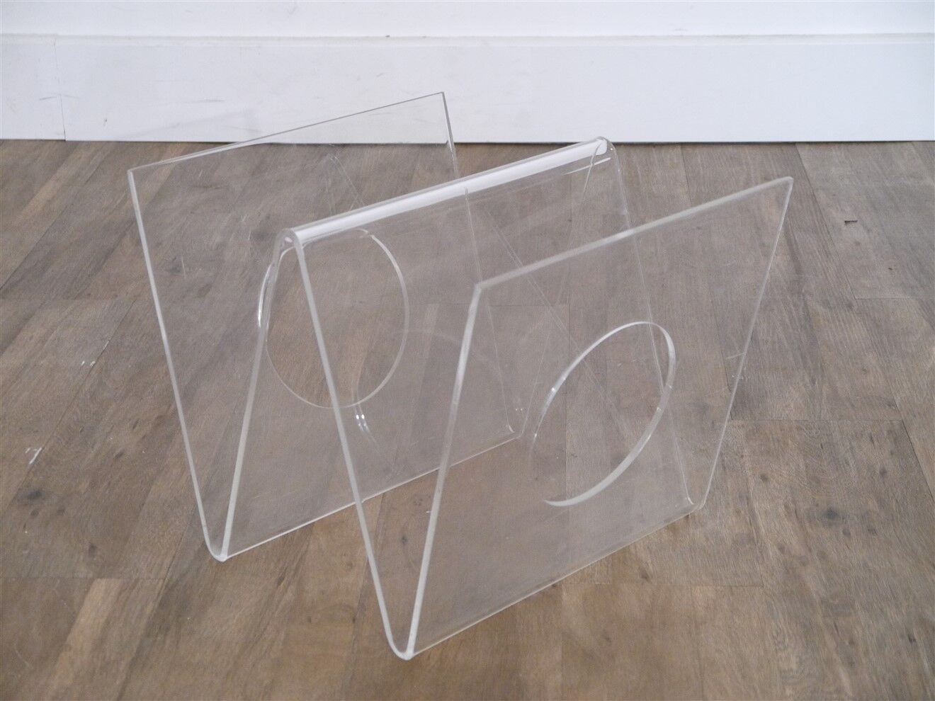 Vintage plexiglass magazine door from Roche bobois 1970