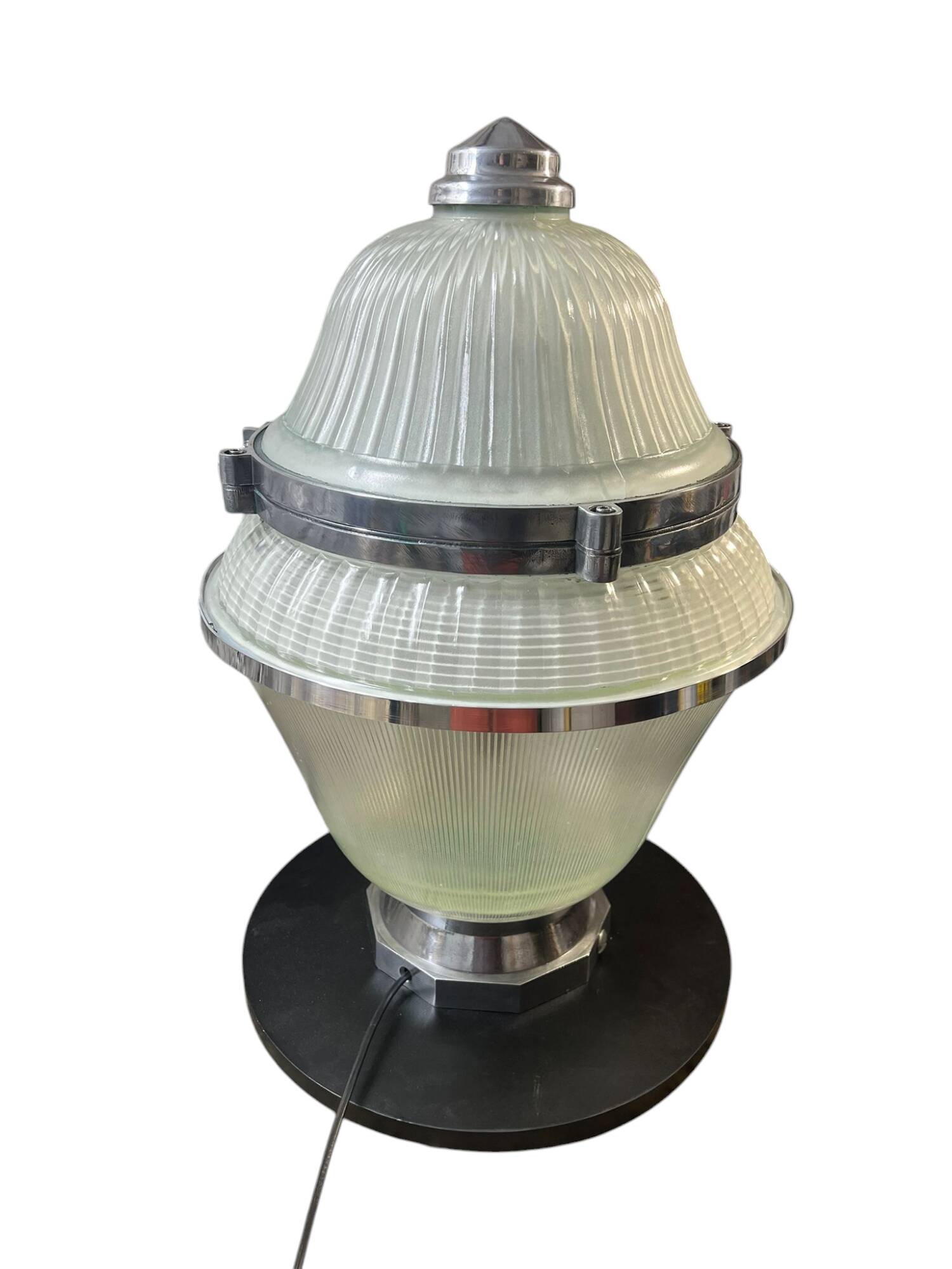 Lamp on Holophane Base