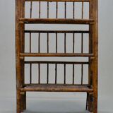 Foldable bookcase in bamboo