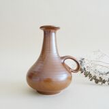Brown vase by Manfred Buchholz