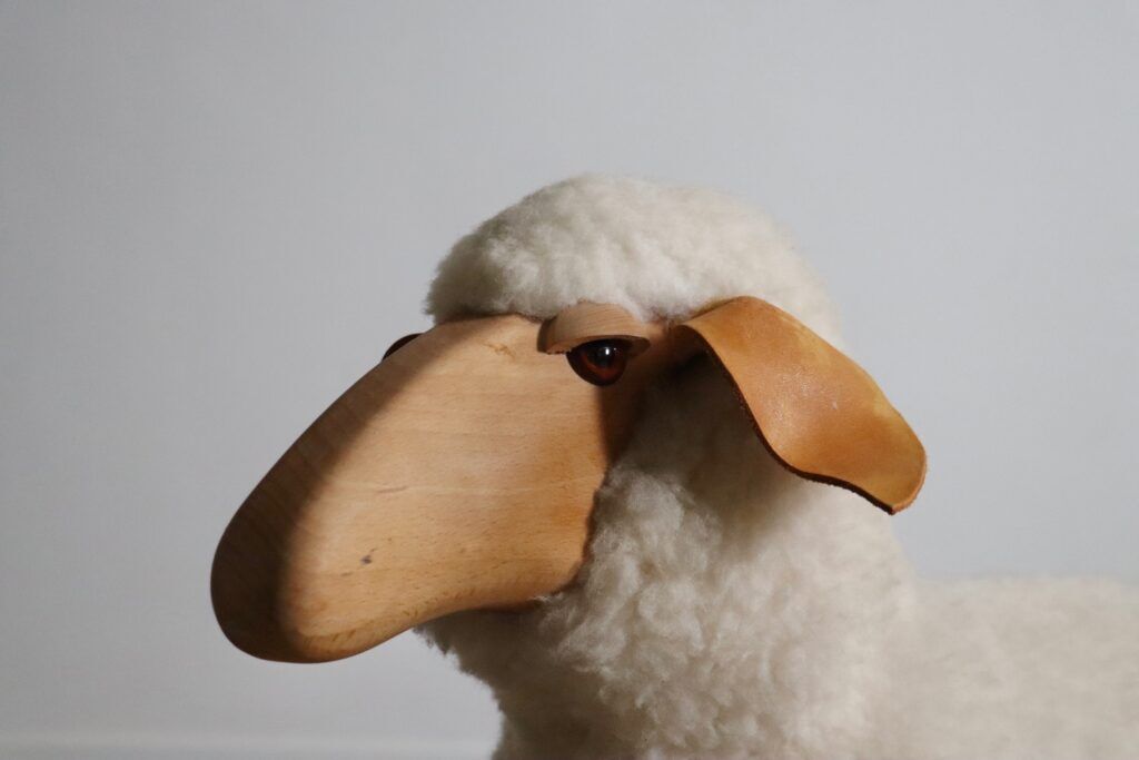 Hanns Peter Krafft sheep for Meier, Germany 1982