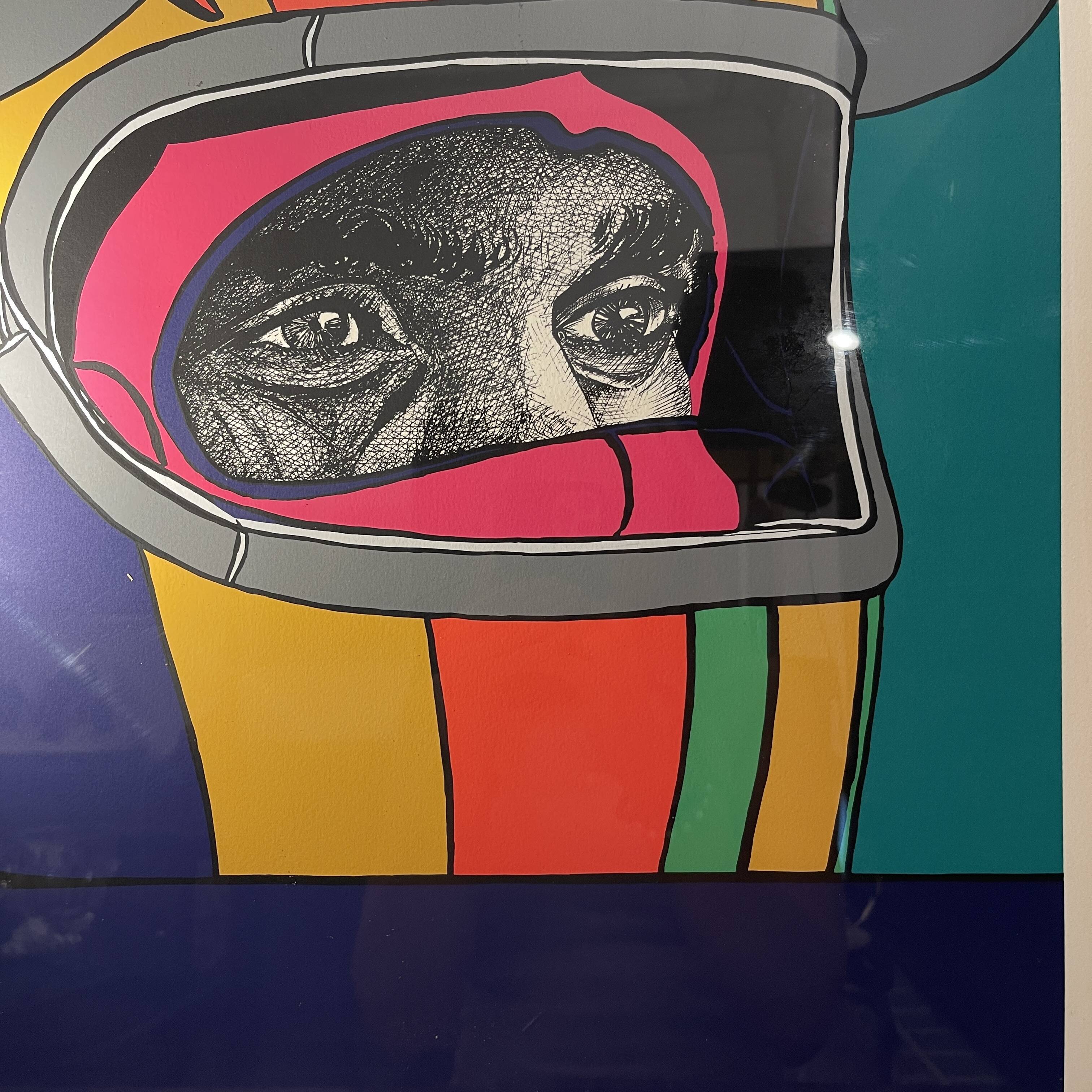 Silkscreen 'IPPA' Pop Art, Paul Van Hoeydonck, N42/110, 1987