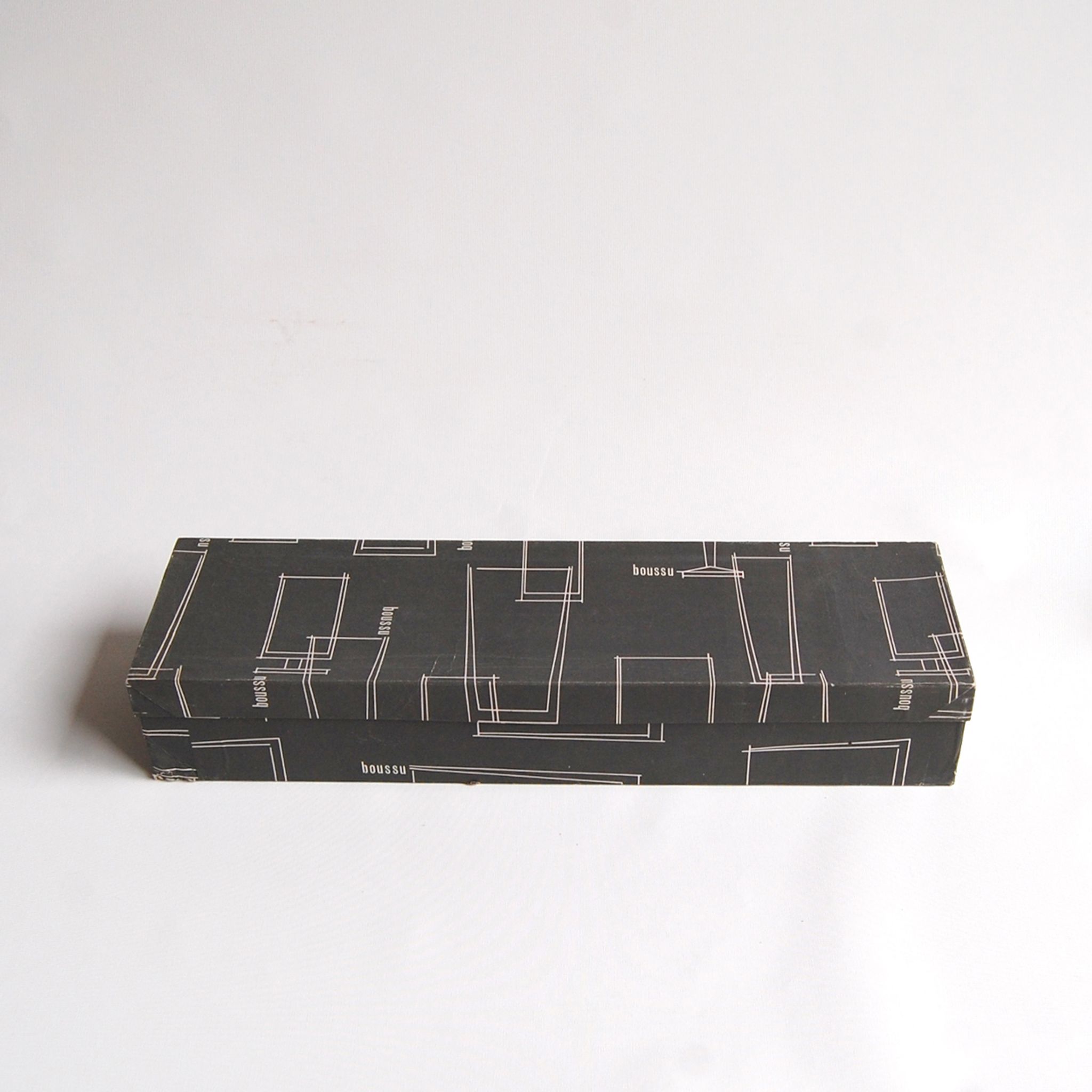 Set of 6 whisky glasses by Zéphir Busine for the Boussu Glassworks 1960s