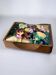 Modernist wood and enamel vanity box by J. Capo Esmaltes, 1970s, Spain