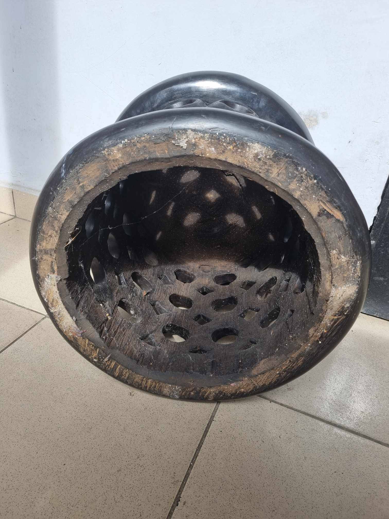 Lot de 4 Tabourets  Africains Traditionnels