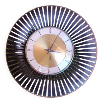 Jaz Electric Brass Wall Clock