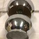 Chrome mushroom lamp 1970