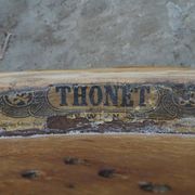 Thonet "Le Corbusier" armchair, circa 1905, star-shaped wooden seat