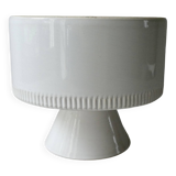 Coupe sur piédouche en céramique blanche
