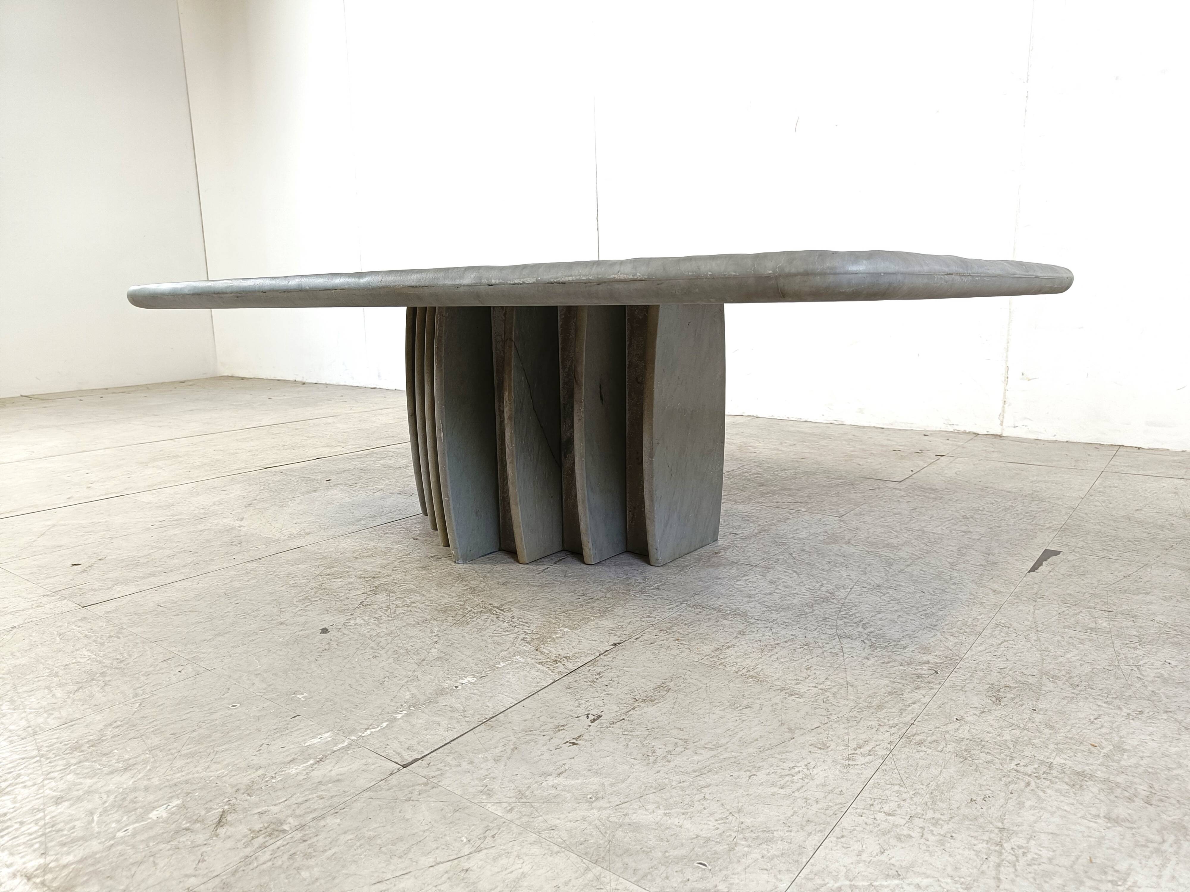 Table basse vintage en pierre, 1970