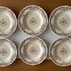 6 antique semi-deep plates in Longchamp earthenware.
