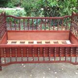 Vintage cherry wood bed