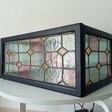 Art deco stained glass pendant from the 30s/40s