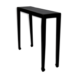 Black console table