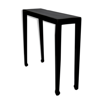 Black console table