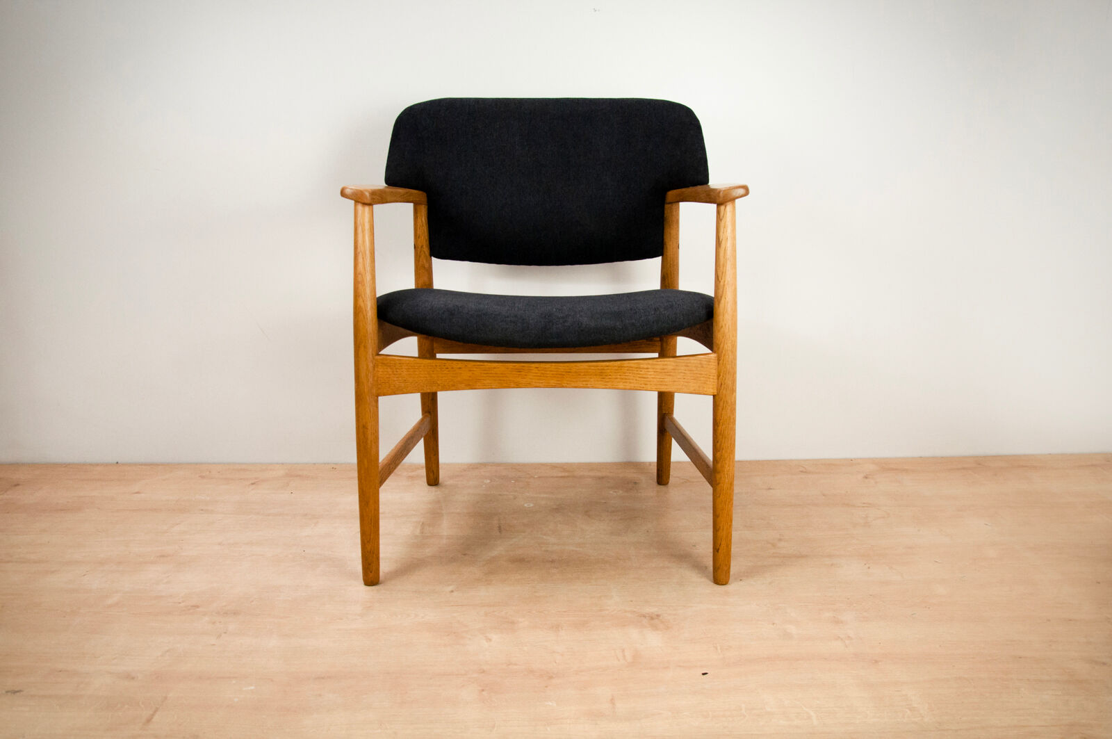 Mid-Century Armchairs by A. B. Madsen & E. Larsen, Set of 2