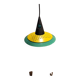 Vintage 80s space age style pendant chandelier Memphis