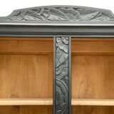 Parisian art deco buffet in solid walnut 1930