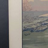 Lithograph by Henri Rivière Le Trocadéro