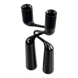 Menu candlestick set in black by Mikaela Dörfel
