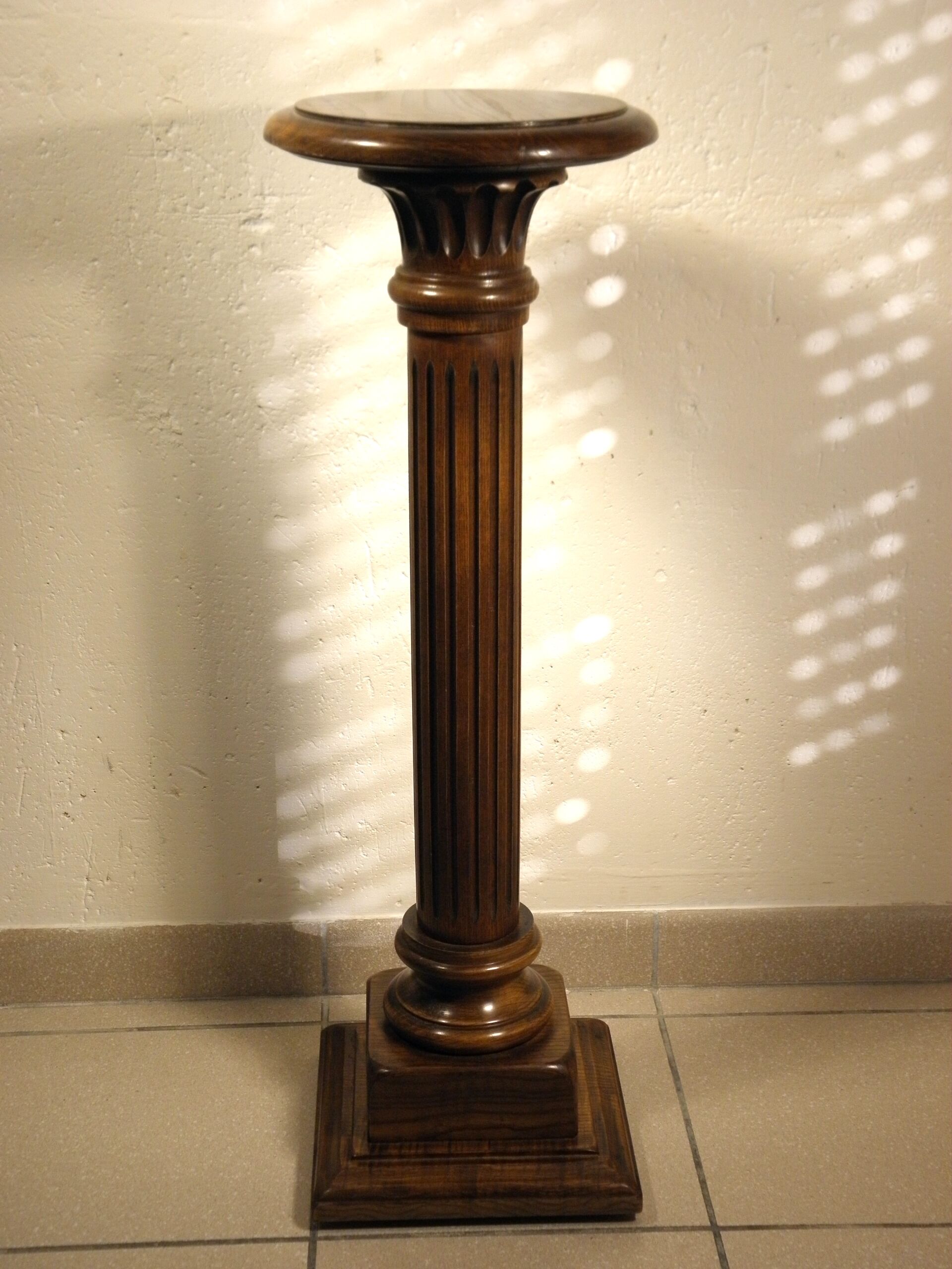 Fifth wheel wooden column 86 cm