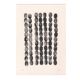 Collection de 4 peintures abstraites noires sur papier signées eawy