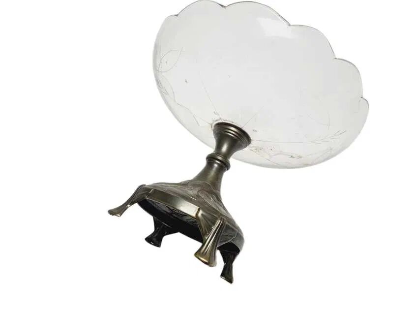 BLY Viennese Plate/Basket in Art Nouveau Style