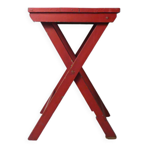 Ancienne table d'appoint - pliante