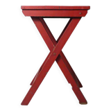 old folding wooden side table