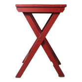 old folding wooden side table