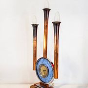 Art Deco lamp in glass and marble, Italy, 1930s
