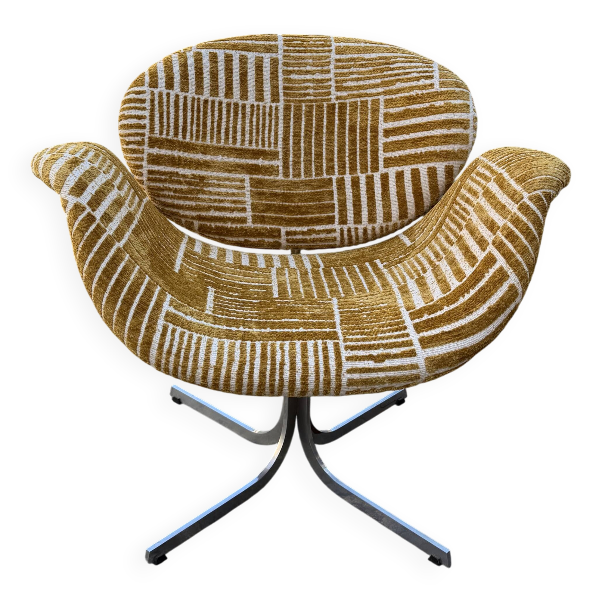 Fauteuil tulip midi de pierre paulin edition artifort