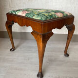 Tabouret en bois Chippendale XIXe