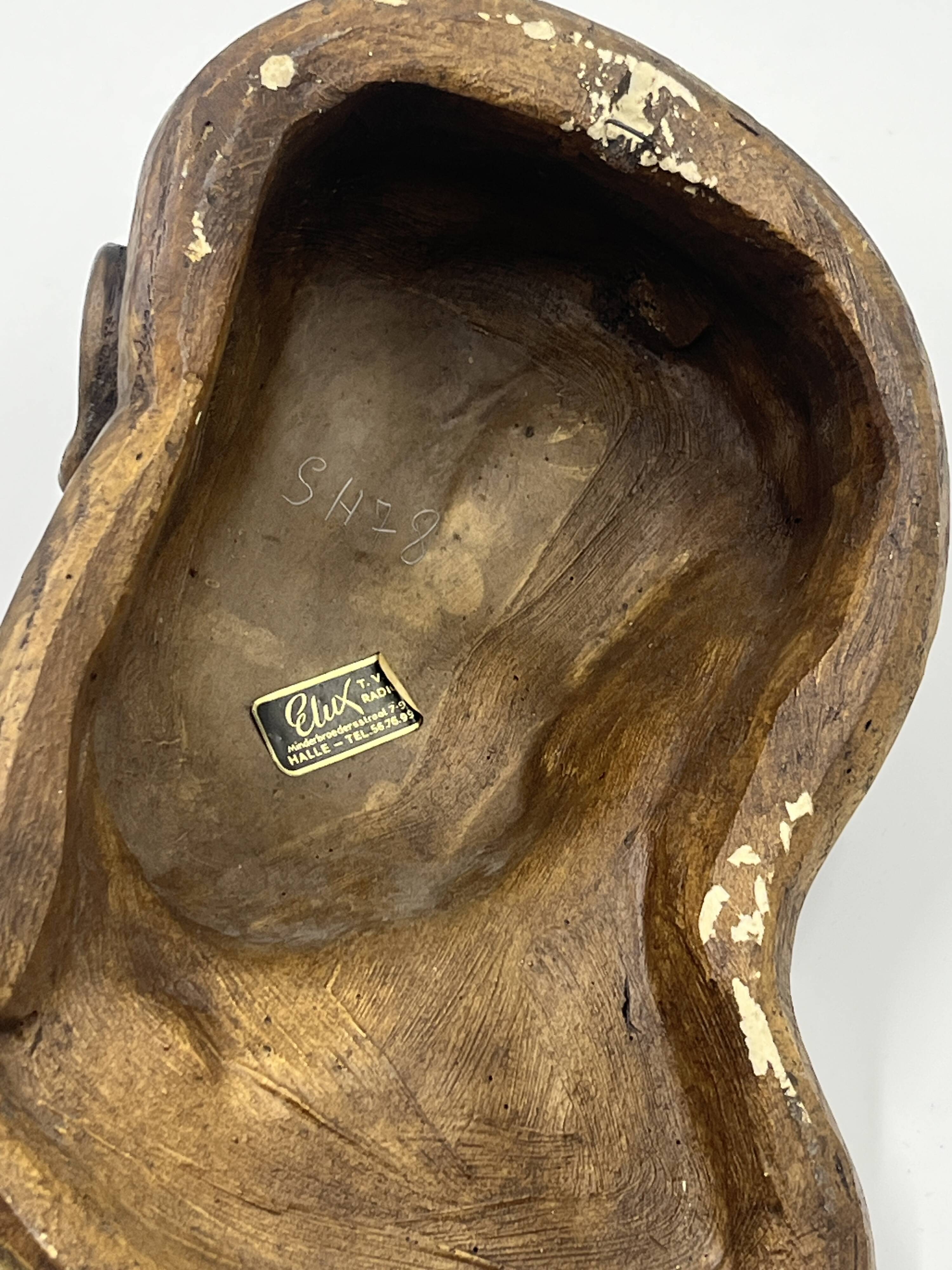 High-Relief Gilded Plaster The Inspired – After Raoul Larche