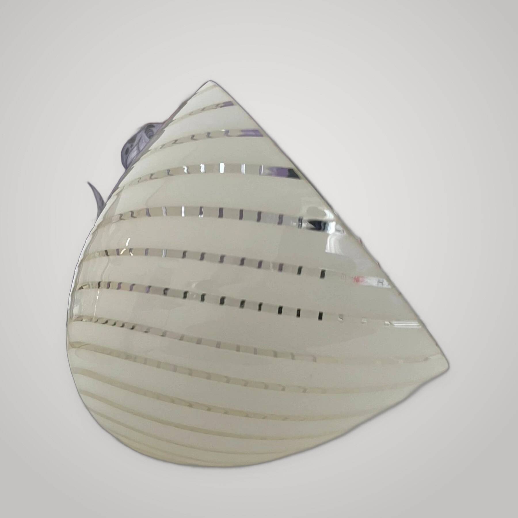 Table lamp by Mazzega model LT 394 in Murano glass swirl 1970.