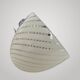 Table lamp by Mazzega model LT 394 in Murano glass swirl 1970.