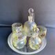 Non-selfish night service - art nouveau - hand-decorated satin blown crystal
