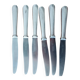 6 Christofle knives model Boréal