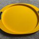 Vintage yellow tray by P.Spagnolo for Biesse-Italy