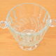 Mid-century glass vase,bohemia glass,1970