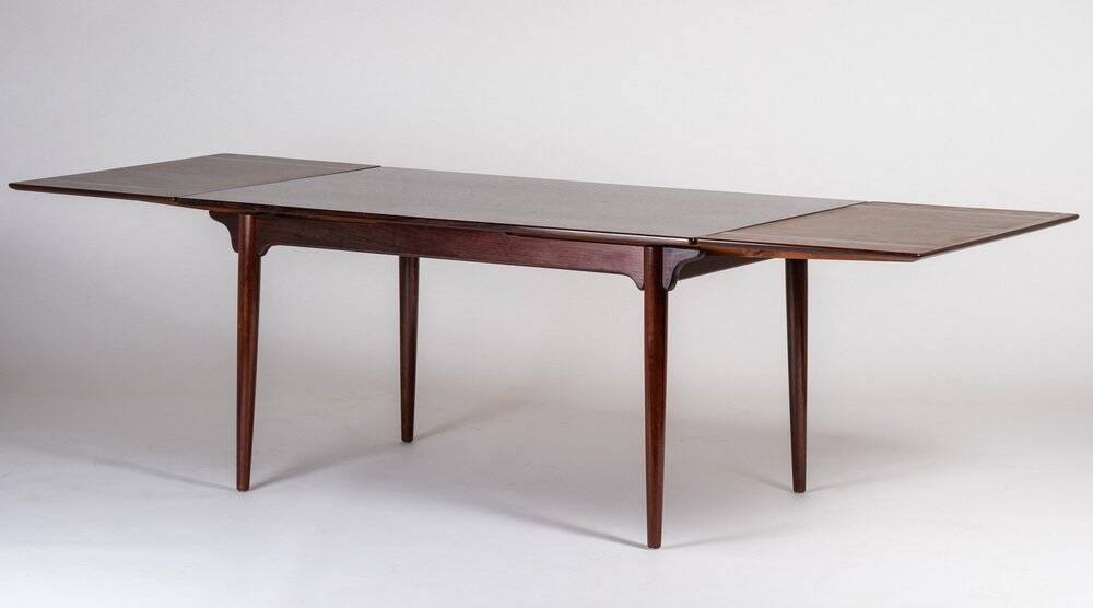 No 54 Extendable Dining Table in Rosewood by Omann Jun, 1960s