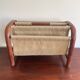 Vintage Wooden Newspaper Stand