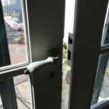 Pair of old glazed doors