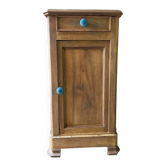 Solid wood and marble storage unit