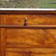Ancienne commode Louis Philippe en noyer marbre blanc