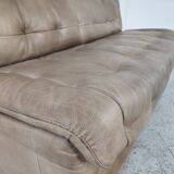 Leather sofa vintage design 70s/80s