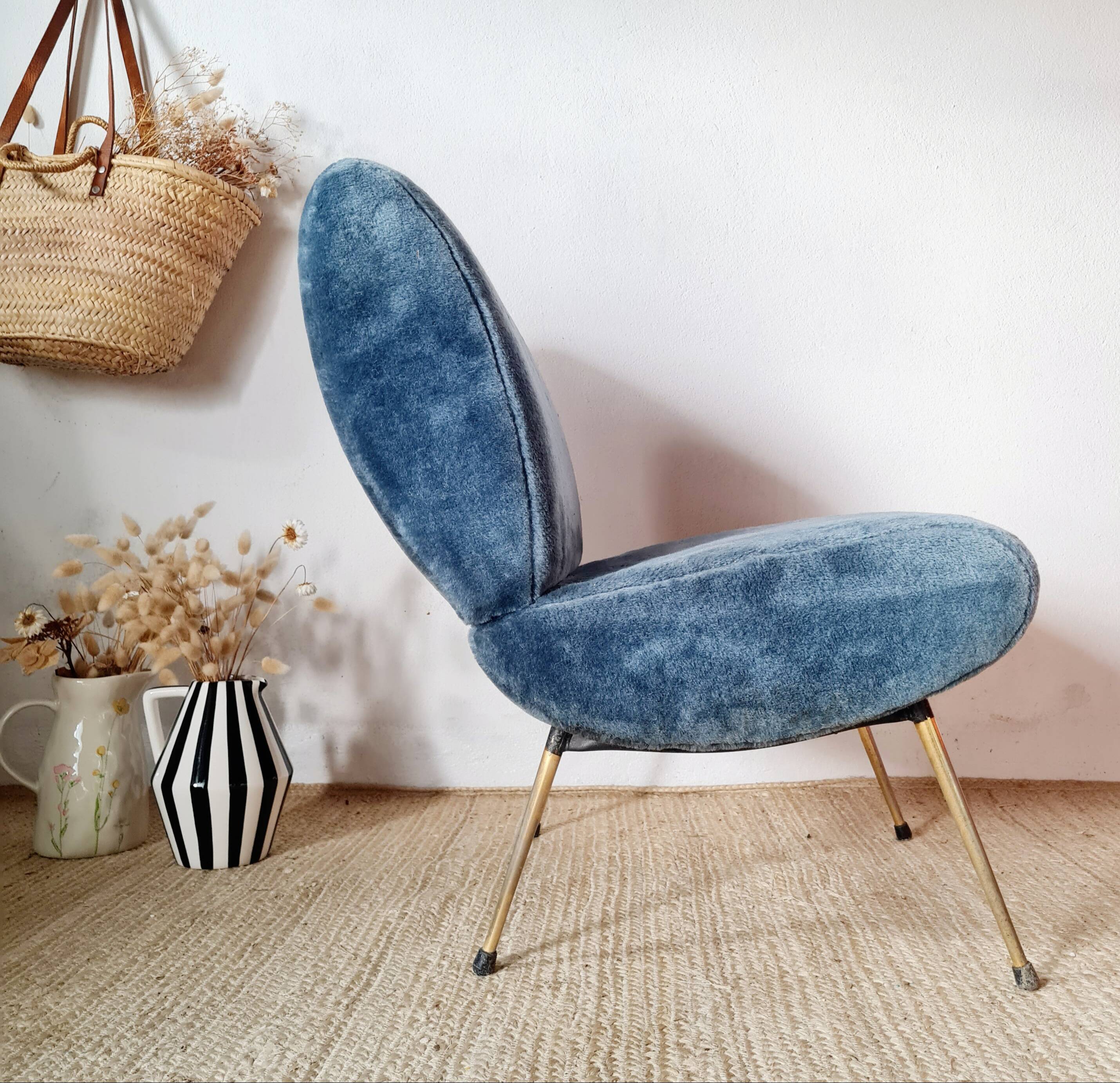 Fauteuil Kiss Pelfran bleu