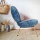 Fauteuil Kiss Pelfran bleu